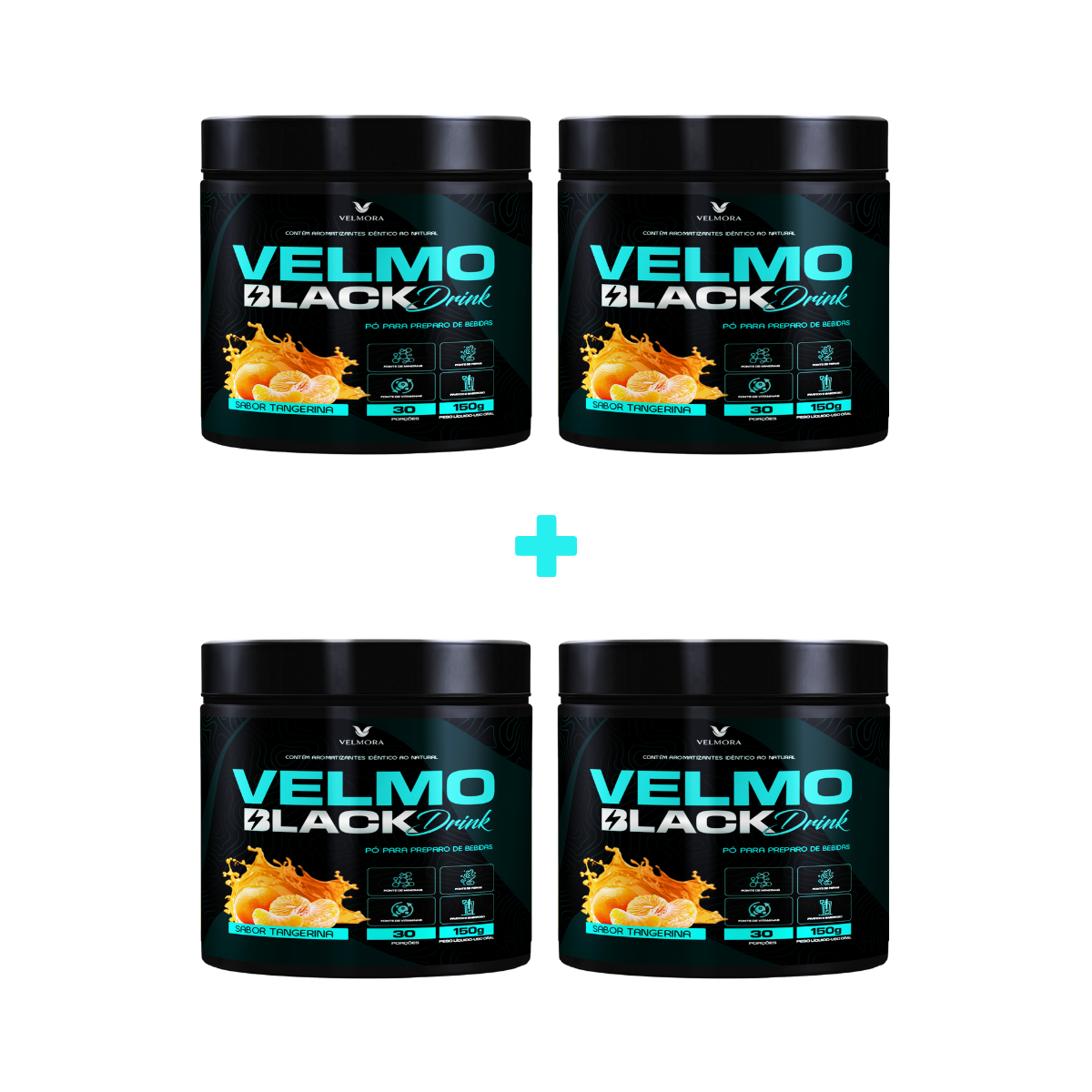 velmo black drink tangerina bem estar suplementos