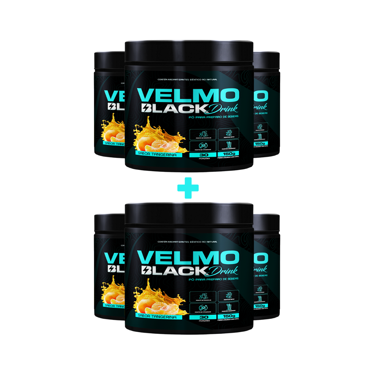 velmo black drink tangerina bem estar suplementos