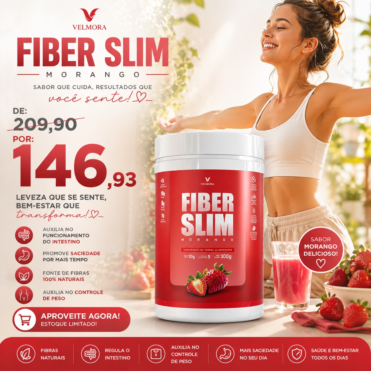 suplemento fiber slim velmora